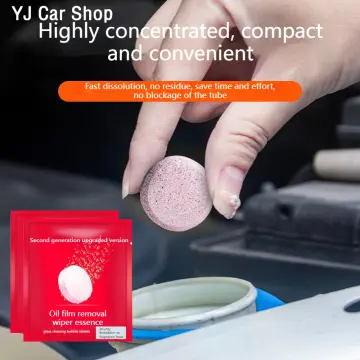 20 PCS Car Windshield Cleaner Effervescent Tablets Solid Washer Agent  Universal Automobile Glass Water Dust Soot Remover