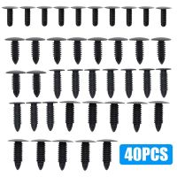 【CC】❁▤  40pcs Mixed 5mm 6mm 7mm 8mm Car Interior Fastener Roof Trim Panel Rivet Push In