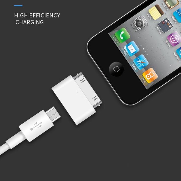 ไมโคร-usb-ไปที่30พินสำหรับ4ที่ชาร์จ-iphone-3gs-apple-4s-ตัวแปลงข้อมูล-ipod