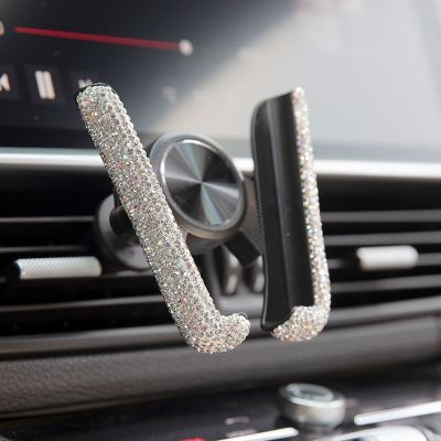 Car Phone Holder Air Vent Clip Mount Mobile Cell Phone Stand In Car GPS Support For iPhone 13 12 Pro Xiaomi Samsung