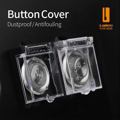 “：{}” LANBOO 16/19/22/25Mm Button  Cover Waterproof And Dustproof Prevent Wrong Operation With Keyhole Design