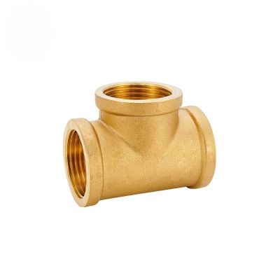 1/8 quot; 1/4 quot; 3/8 quot; 1/2 quot; 3/4 quot; 1 quot;BSP Female Thread 3 Way Tee Type Brass Pipe Fitting Adapter Coupler Connector For Water Fuel Gas