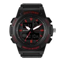 Shiyunmei mens double display waterproof electronic watch fashion multifunctional outdoor supply led