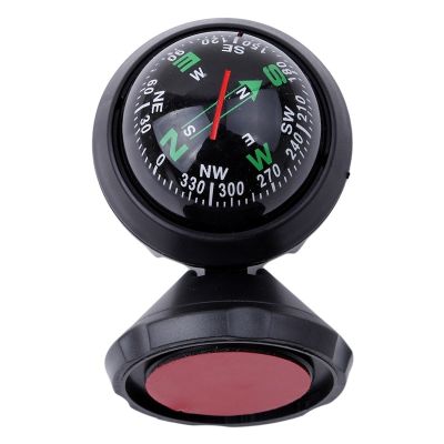 ：“{—— 1Pc 360 Degree Rotation Waterproof Vehicle Navigation Ball Shaped Car Compass With Suction Cup High Quality Car Compass Decor