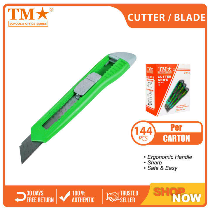 TM Cutter Knife x 144 pcs Lazada PH