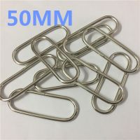 50mm 2"Oval Non-Welded ring adjustment Metal Buckles DIY Accessory Sewing Belt Ribbon Buckles Strap Adjuster (Silver) 30Pcs Belts