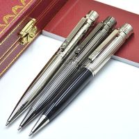 Classic Black Gold Silver Clip Luxury CT Ballpoint Pen Santos Series Ball Pens High Grade Writing Stationery Office Supplies Pens