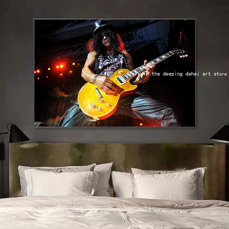 Welcome to Jungle Lyrics Printing Guns n Roses Inspired Music Poster 80s  Rock Music Canvas Painting Nordic Modern Home Decor