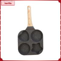 Harilla Nonstick กระทะทอดไข่4หลุมกระทะทำไข่เจียวกระทะทอดไข่สำหรับอบสเต็กเบอร์เกอร์