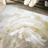 Nordic Abstract White Marble Long Carpet For Kitchen Floor Simple Fashion Bathroom Rug Anti-slip Door Mat Decoration Area Rug