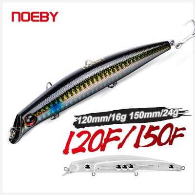 NOEBY Sasuke Lipless Minnow เหยื่อล่อปลา S 15Cm24g 12Cm16g ลอยน้ำเหยื่อแบบแข็งปลอมสำหรับเหยื่อล่อปลาตกปลากะพง