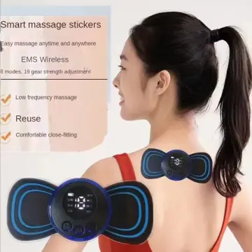 Smart Neck Massager Low Frequency Pulse Cervical Electric Massagers  Relaxation Physiotherapy Hot Compress Vibration Massage