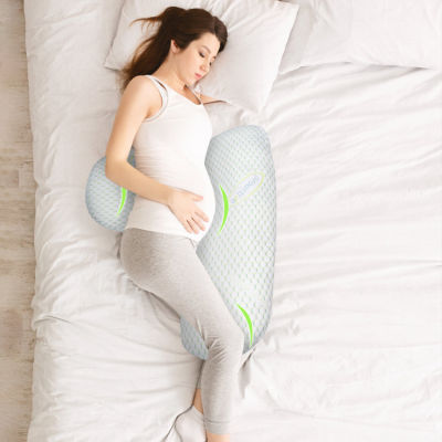 💗สบายสุดๆ💗หมอนคนท้องขยายสำหรับการนอนหลับหมอนเต็มตัว Comfort ที่ปรับได้หมอนรองสำหรับตั้งครรภ์คลอดบุตรและหมอนรองร่างกายหมอนพยาบาลถอดออกได้ซักได้