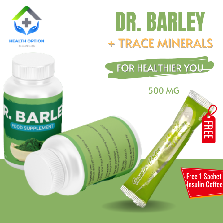 Health Option Dr. Barley Capsule Pure Organic Barley Grass Dr. Barley
