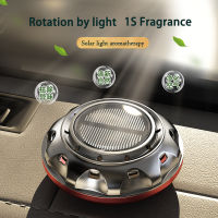 【cw】Solar Car Air Freshener Perfume Auto-rotate Car Aroma Diffuser For Car ornament decoration Aromatpy Interior Accessories 【hot】