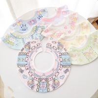 【DT】hot！ Baby Bibs Cotton With Printing Burp Cloths Saliva Boys And Accessories