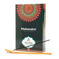 Mahendra 10 In One ธูป Sticks คอลเลกชันไม้จันทน์อินเดียลาเวนเดอร์ Purifying Air Home Frangrant Deodorization Aromatpy