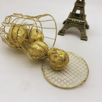 feibeinan66 1PCS กล่องขนมแต่งงาน tinplate Birdcage Bell Gift bags with Handle Chocolate