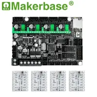 Makerbase Mks Robin เมนบอร์ด V1.1 E3d ชิ้นส่วนเครื่องพิมพ์3d พร้อมไดรเวอร์ Tmc2209เทียบกับ V3.0 E3ขนาดเล็ก Skr สำหรับ Ender3/5 Voron และ Klipper