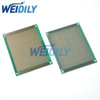 【YF】❁卐❈  5PCS Sided HASL 2.54MM universal board spacing 7 x 9CM breadboard full glass green oil Side PCB Prototype