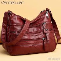 【hot】℗☜¤  Multiple pockets Soft Leather Hand Luxury Handbags Designer Shoulder Crossbody with free shipping