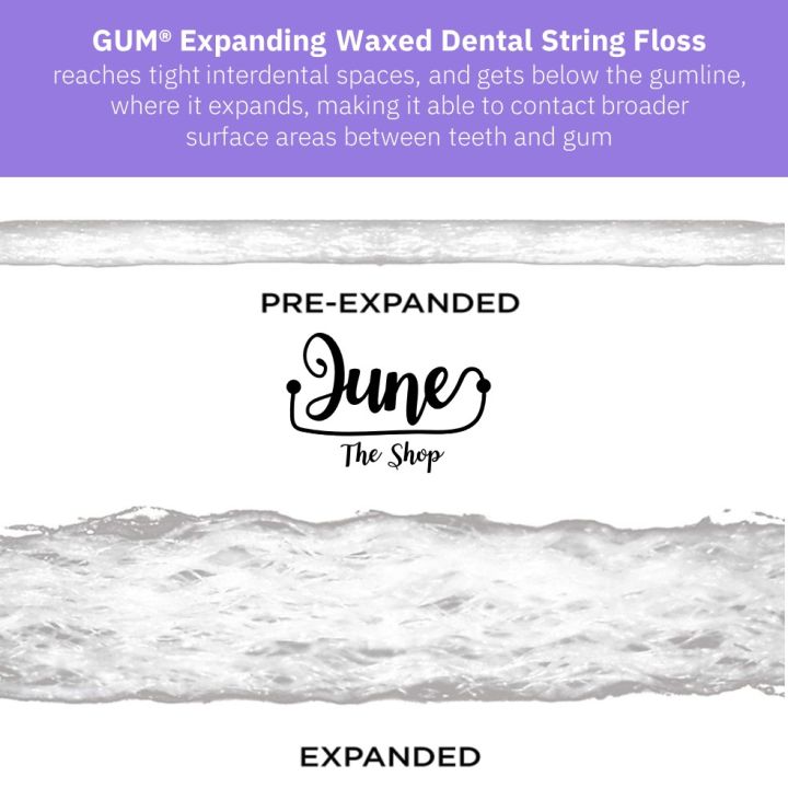 gum-expanding-dental-floss-2030c-ไหมขัดฟัน-ไหมพองตัวได้-ฟันห่างแค่ไหนก็ขจัดได้