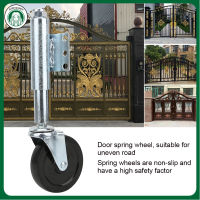 ประตูยางสปริงโหลดล้อ Universal Spring Casters ลูกล้อยาง ประตูสปริงสปริงสปริงสปริงสปริงสปริงล้อยางล้อยาง (4 นิ้ว)