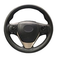 Artificial Leather car steering wheel braid for Toyota RAV4 2013-2016 Toyota Corolla 2014-2016 Scion/Custom made Steering cover