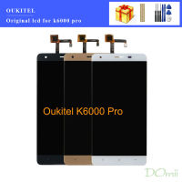 สำหรับ Oukitel K6000 Pro จอแสดงผล LCD และ Touch Screen Digitizer ส่วนประกอบสำหรับ K6000 Pro LCD 100% ทดสอบ