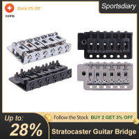 Hot Zinc Alloy Tremolo Bridge Set For Strat Electric Guitar Standard Replacement Parts Excellent Value Accessories Blacksilver