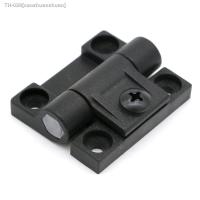 ✶ 2 pcs Plastic Position Control Hinge Replacement Southco E6-10-301-20 Adjustable Torque Hinge 43x37x6mm Countersunk Holes Black