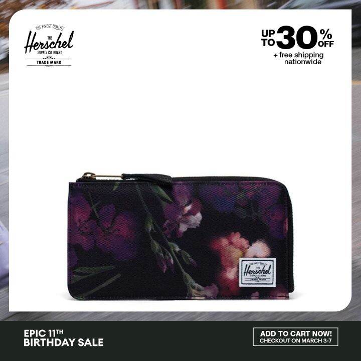 Herschel Jack Large Rfid Watercolour Iris Wallet Lazada PH