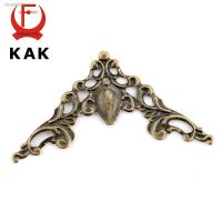 ☃❈ KAK Metal Angle Corner Brackets Gold Bronze 40mm Notebook Cover For Menus Pasting Box Photo Frame Furniture Decorative Protector