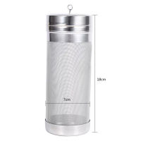 Beer Brewing Hop Spider Mesh Filter Strainer Stainless Steel Portable Homemade Brew Beer Hop Mesh Filter Strainer with Hook