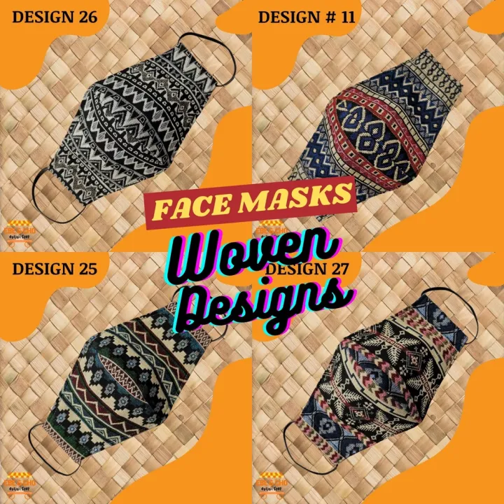 Philippine spot new Face Masks with Ethnic Native Designs Washable and