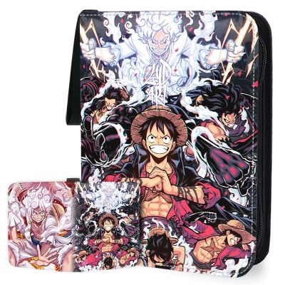 One Piece Card Collection Album Holder Book Hold 400-900pcs Anime Game Card Collectors Portable Case Zipper Binder Holder Folder