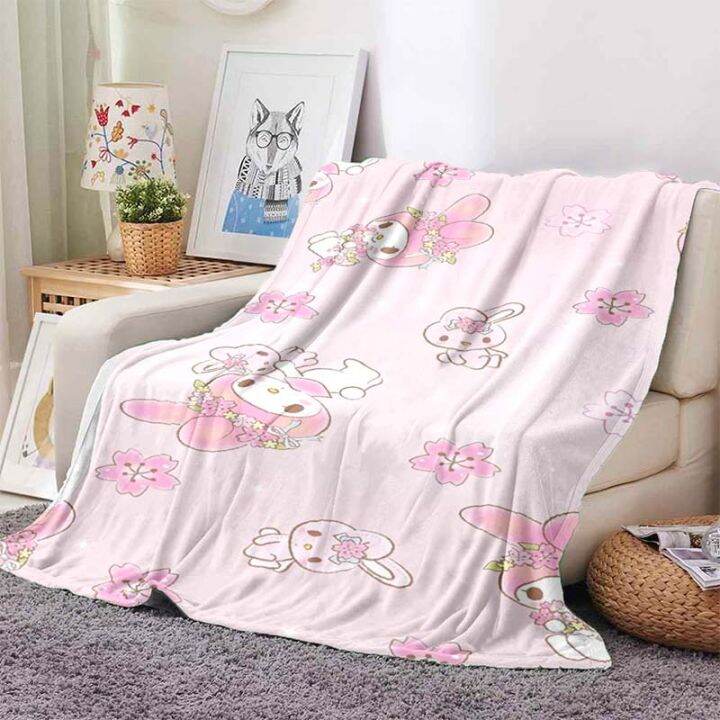 cartoon-melody-cute-blanket-sofa-cover-office-nap-air-conditioning-flannel-soft-keep-warm-can-be-customized-3