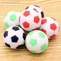 ✌ 1 Set Creative Trend Football Shape Eraser For Kids Mini DIY 3D Assembled Soccer Pencil Eraser Fashion Office Erasers