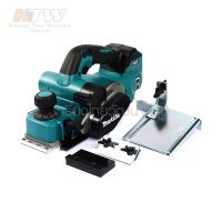 MAKITA กบไสไม้ 40VMAX รุ่น KP001GZ ขนาด 82 มม. (3-1/4นิ้ว) มอเตอร์แบบไร้แปรงถ่าน ความลึกในการไส 4 มม. ความเร็วรอบตัวเปล่า 15,000 รอบ/นาที (เครื่องเปล่า) ( M011-KP001GZ )