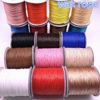 hot【cw】 0.5 0.8 1.0 1.5 2.0mm Waxed  Cord Thread String Necklace Rope Bead Jewelry Making for