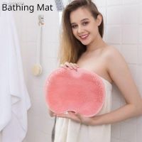 ✳❆♝ Exfoliating Shower Massage Brush Bathroom Anti-skid Mat Silicone Foot Brush Lazy Mans Magic Tool for Rubbing Bath Bathing Tools