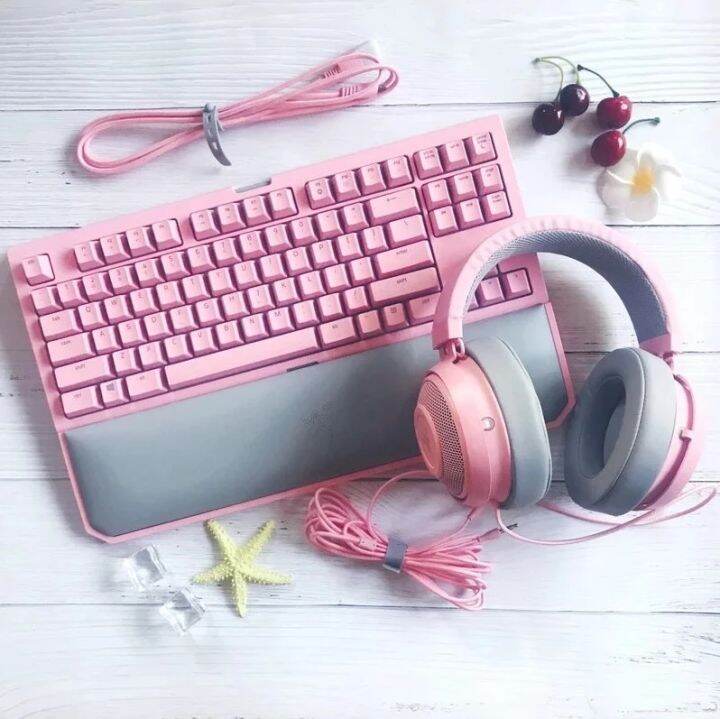 new-kraken-pro-v2-crystal-pink-gaming-headphone-girl-cat-ear-stereo-wired-music-game-headset-for-pc-mobile-phone