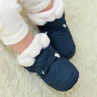 【hot】！ Mother Kids Baby Shoes walkers Warm Infant Faux Fur Inner Snow Toddler Prewalker Bootie