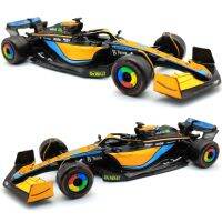 [AhQ ornaments] Bburago 1:43 2022 F1 MCL36 3 Daniel Ricciardo 4 Lando Norris Alloy รถหรูของเล่นโมเดลรถขึ้นรูป