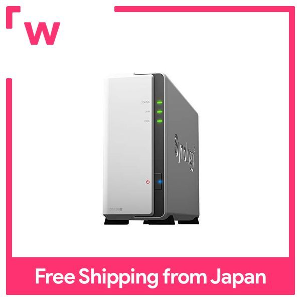 NAS + Guided Book] Synology DiskStation DS120j / JP [1 Bay/Dual