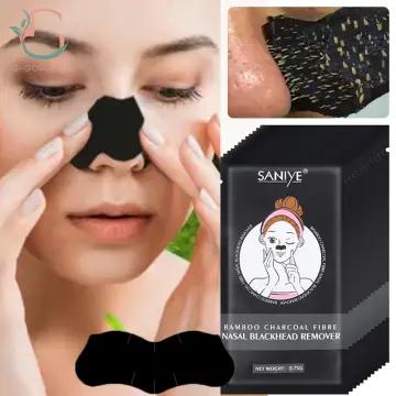 Bamboo Charcoal Nose Blackhead Remover Face Mask Nasal Patch Deep