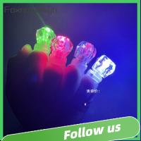 FOXNUTANUJH โคมไฟนิ้วมือ แหวนเรืองแสง LED สีสันสดใส สไตล์เพชร ไฟนิ้วมือเรืองแสง การเล่นบทบาทสมมติ แหวนสวมนิ้ว แหวนเรืองแสง สำหรับเด็กๆ