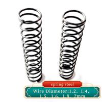 2pcs Wire Diameter:1.21.41.51.61.82mm Spring Y Type Compression Spring Spring Steel Long Pressure Spring Length:300mm