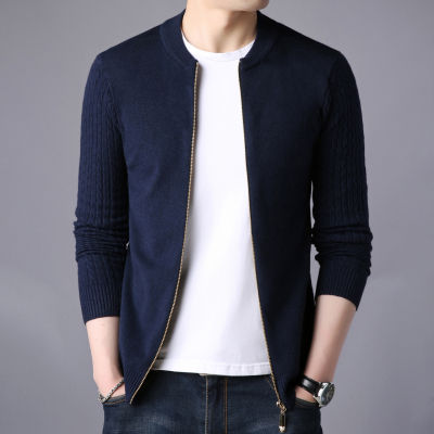 ™ﺴ◈ hnf531 LUX ANGNER Mens Cardigan Sweater Men Long Sleeve Slim Fit Casual Knitted Sweaters For Men Autumn Winter Soft Warm Korean Style Cardigans Coat