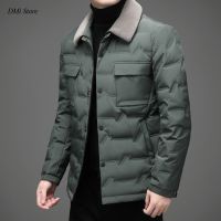 ✙ DIMI Parka Jacket Designer Mens Clothing Top Grade New Brand Fashion Down Coats Men Windbreaker with Fur Collar